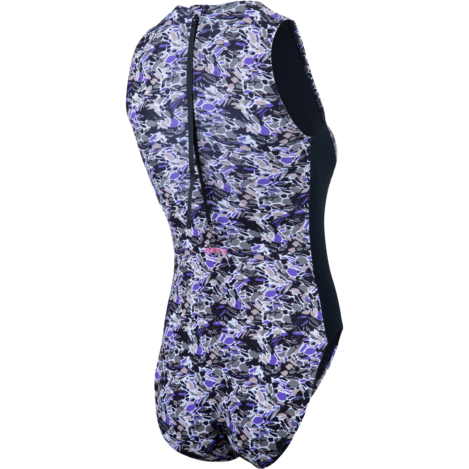 2025 Zone3 Womens High Neck Swim Suit SW23WPKHN101 - Pacific Koa